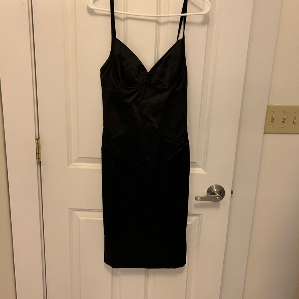 Just Cavalli Black Dress with Spaghetti Straps